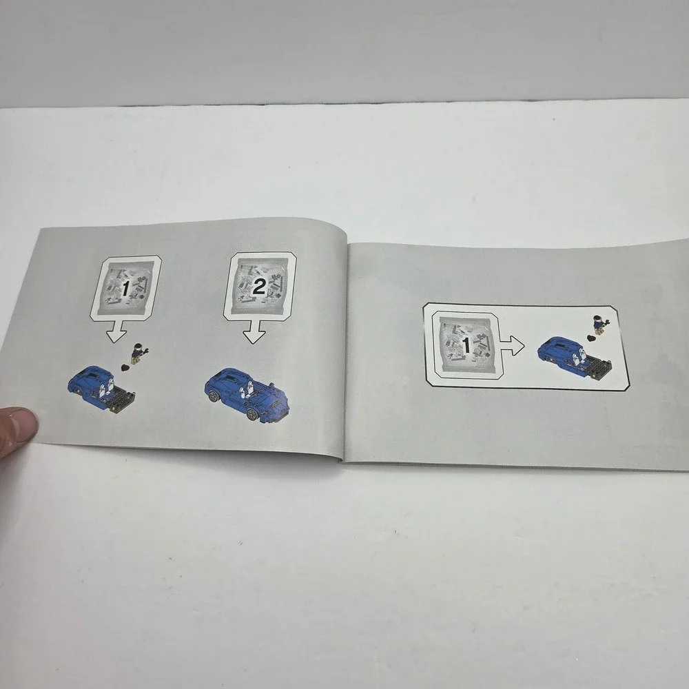 LEGO Speed Champions McLaren Elva 76902 Instruction Manual Only Blue Supercar